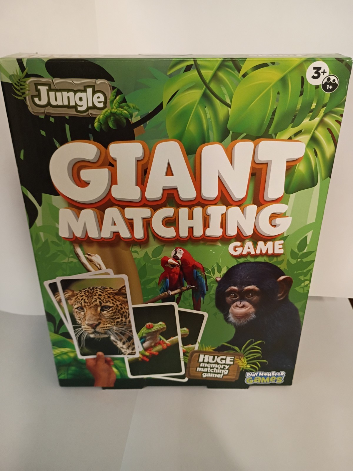 PlayMonster Games Giant Matching Game Baby Animals Giant Cards, Ages 2-4