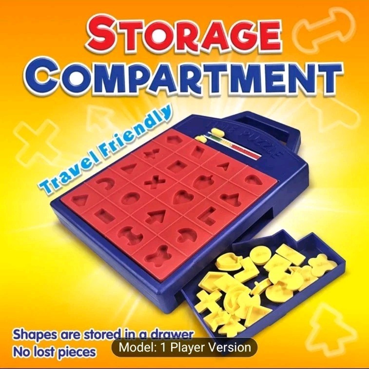 Shape Pop Up Board Game Interactive Puzzle Game for Kids Ages 4-8+