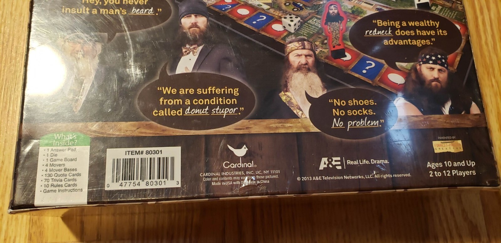 Duck Dynasty Board Game New 2 to 12 Players Redneck Wisdom Party Factory Sealed