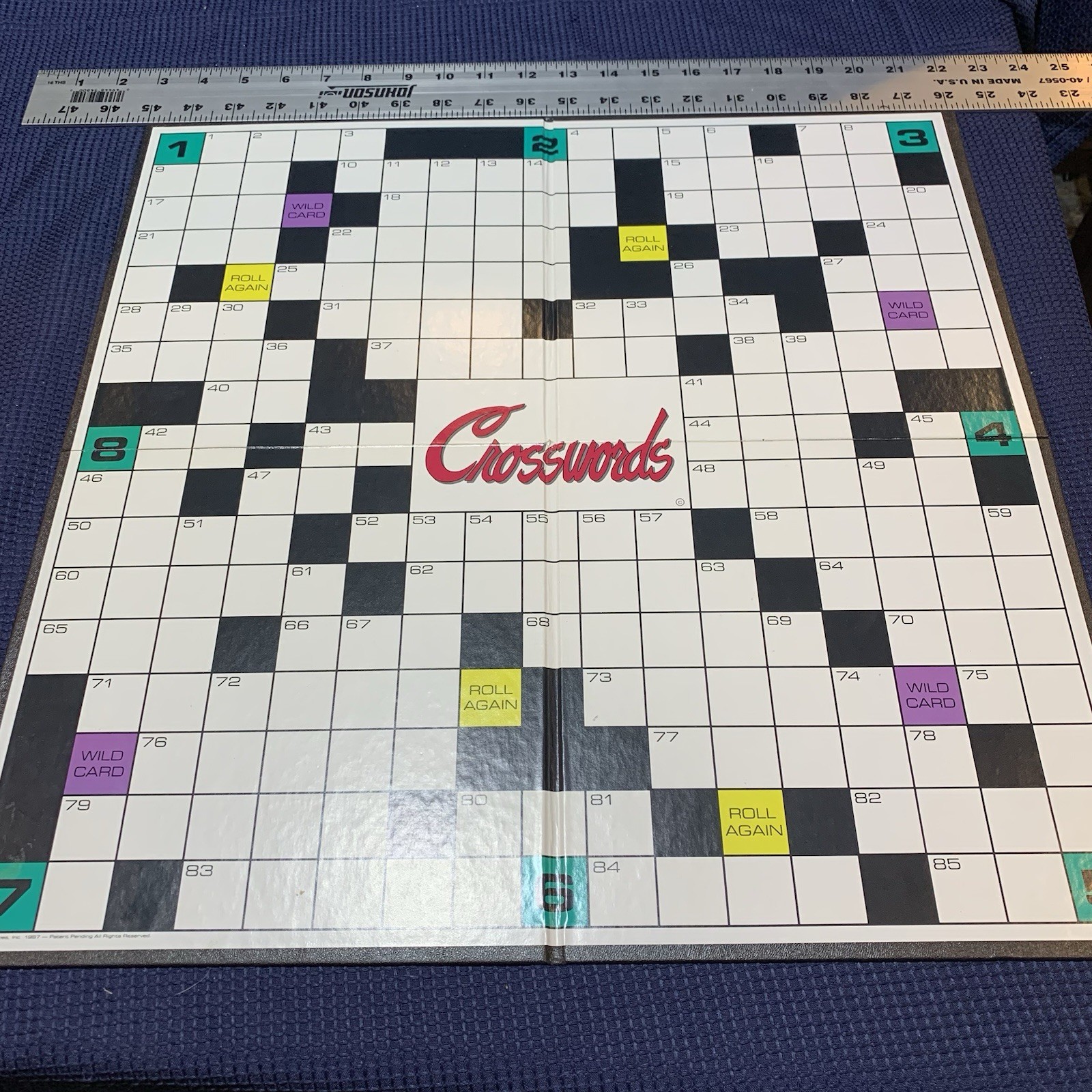 1987 Crosswords Board Game – JRS Games Inc – New York Times Fans – Free Shipping