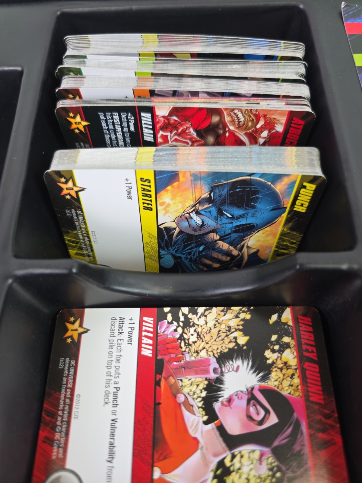 DC Comics Deck Building Game Cryptozoic Entertainment Complete 2012 Cards