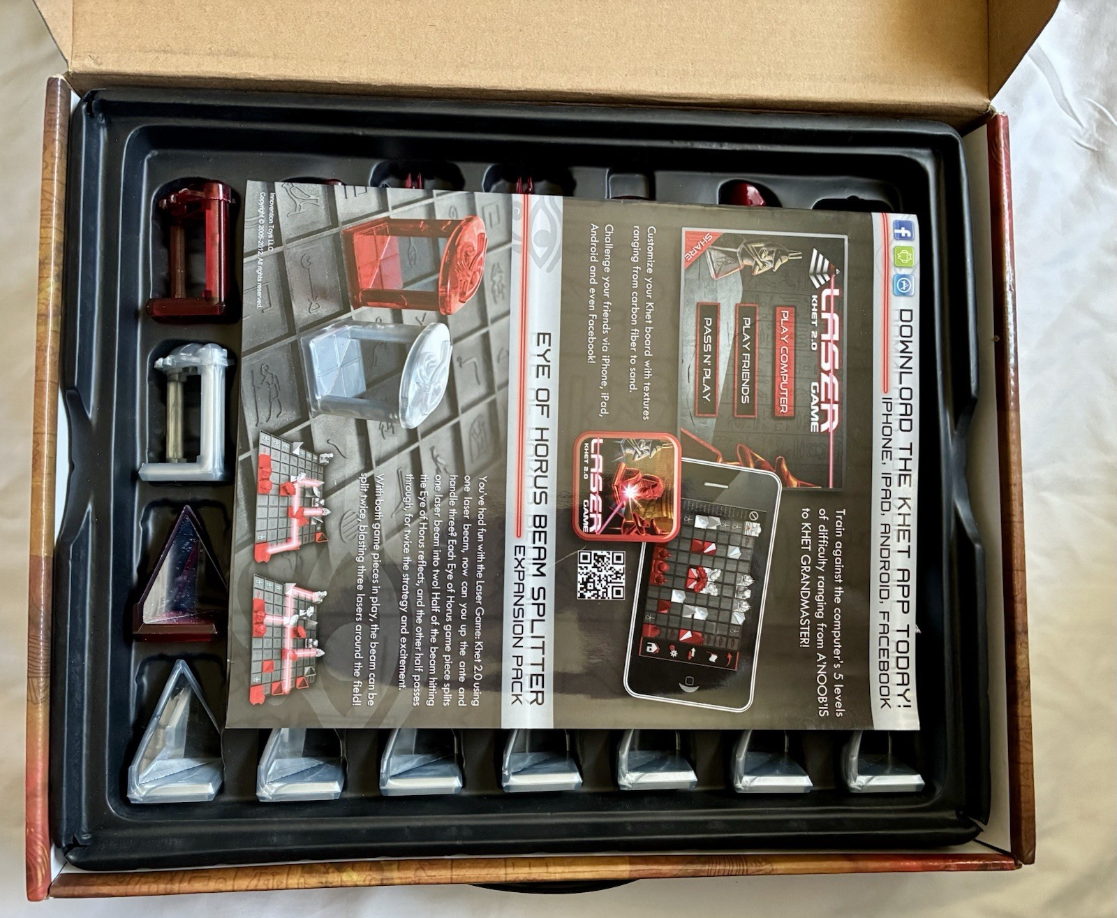 Laser Khet 2.0 Game Classic Strategy Innovention Toys New Batteries Complete