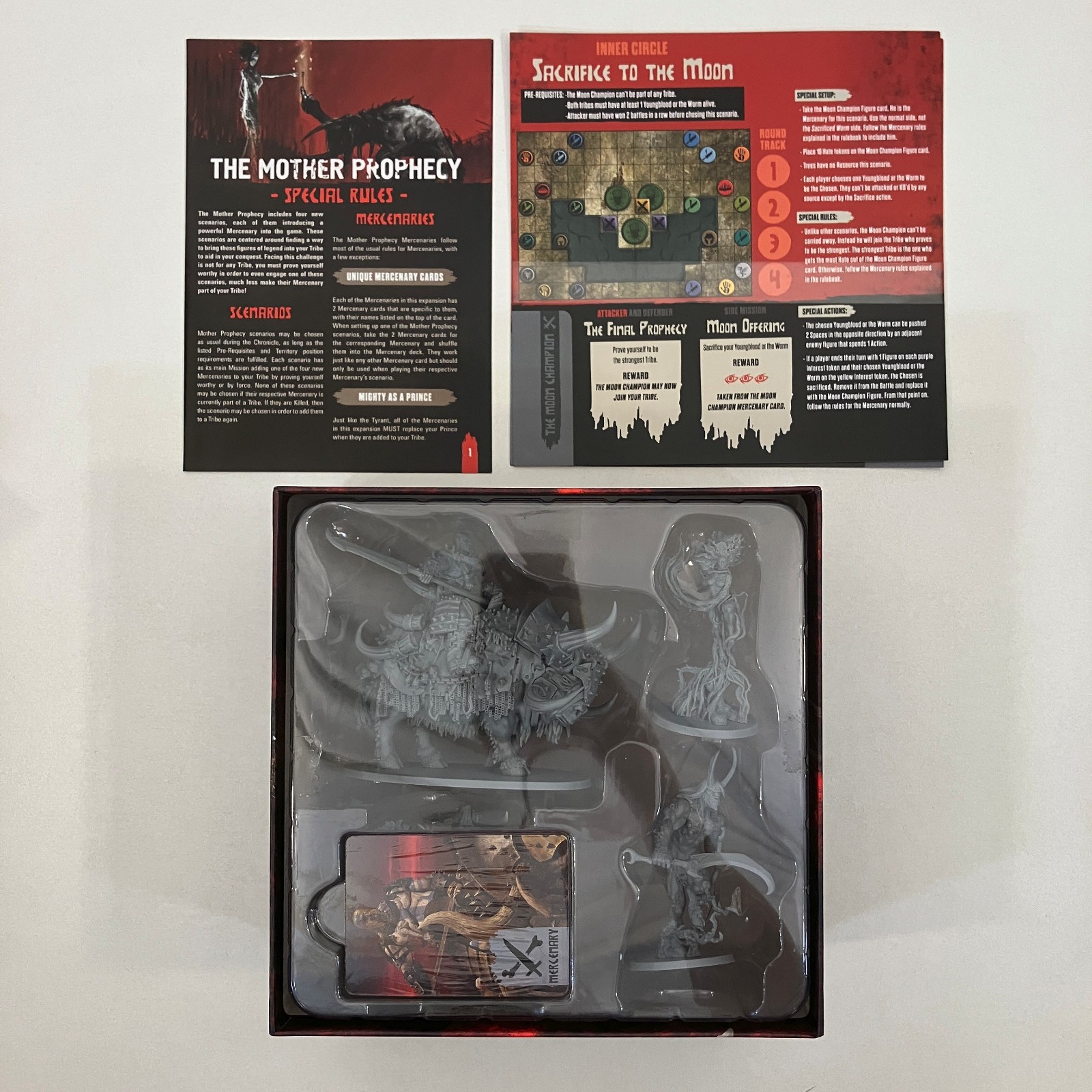HATE Board Game Kickstarter Exclusive with Extras 2019 CMON Guillotine Games Lot