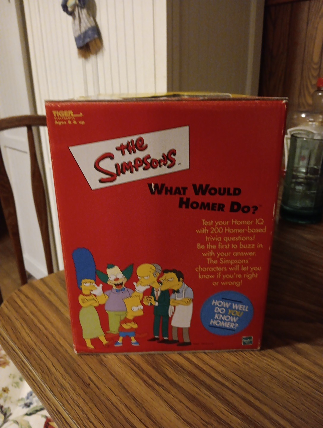 Tiger Hasbro The Simpsons What would Homer Do Trivia Electronic Game Fast Shippi