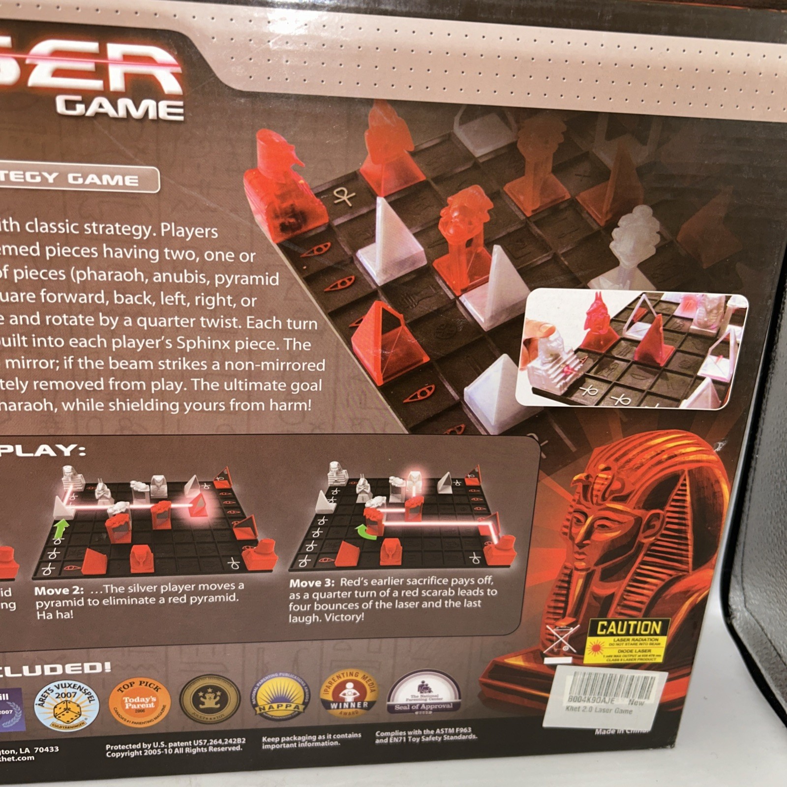 Laser Board Game Khet 2.0 Strategy For Parts Or Repair Complete Used