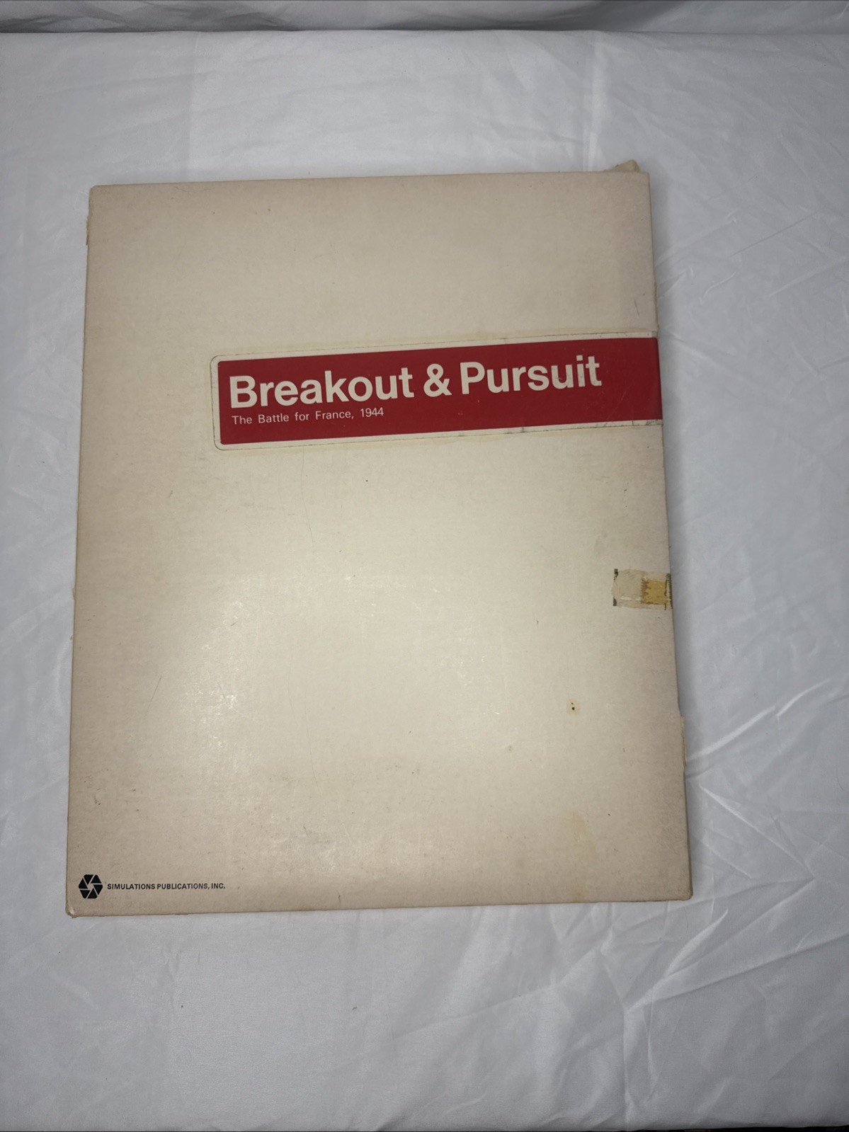 SPI – BREAKOUT & PURSUIT – Battle for France 1944 (PUN) RARE White Box 1972