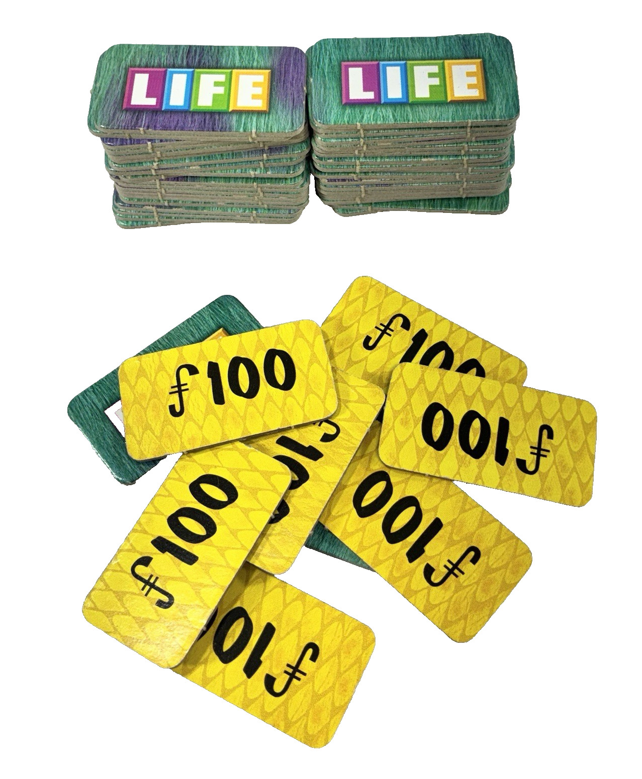 Game of Life Monsters Inc 2001 Milton Bradley #40143 Replacement Life Tiles