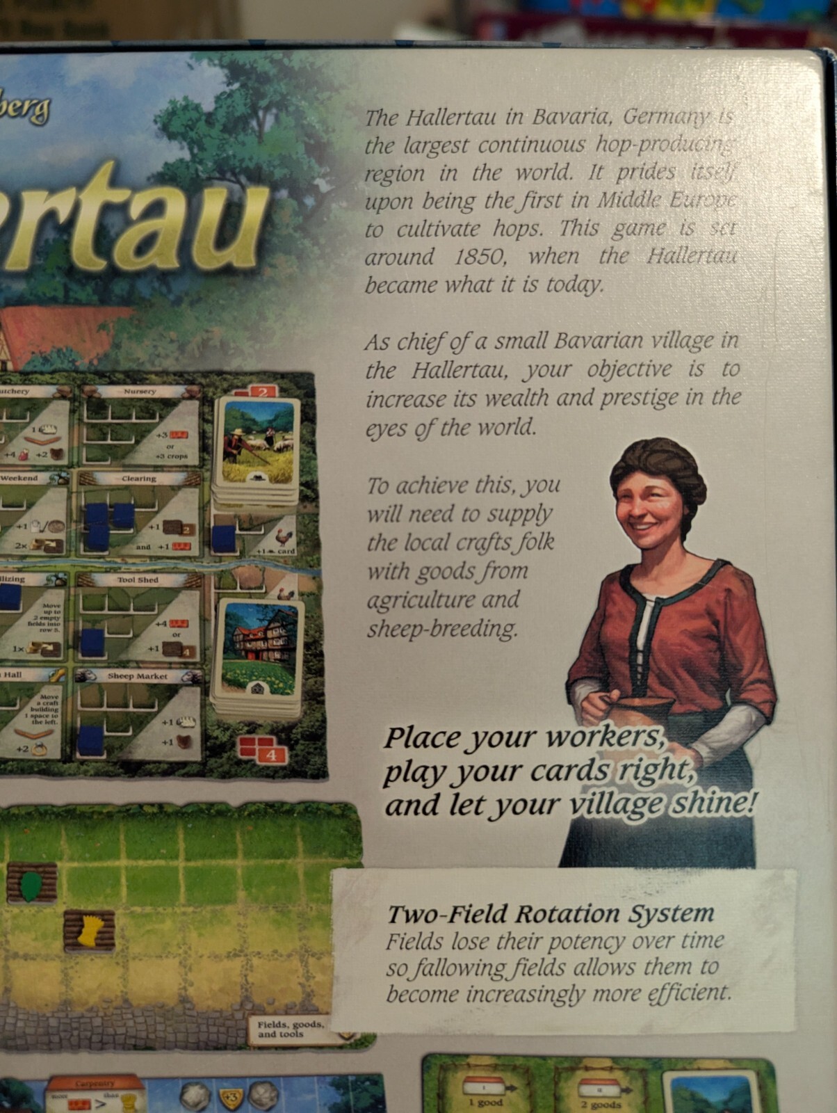 HALLERTAU Board Game 100% COMPLETE 2020 AWARD WINNER
