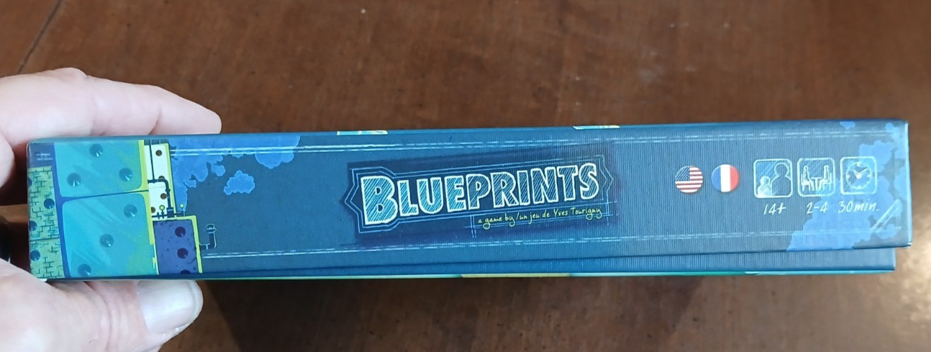 Z-Man Games Blueprints Board Game Pre-Owned in Near Mint Condition Cards Sleeved