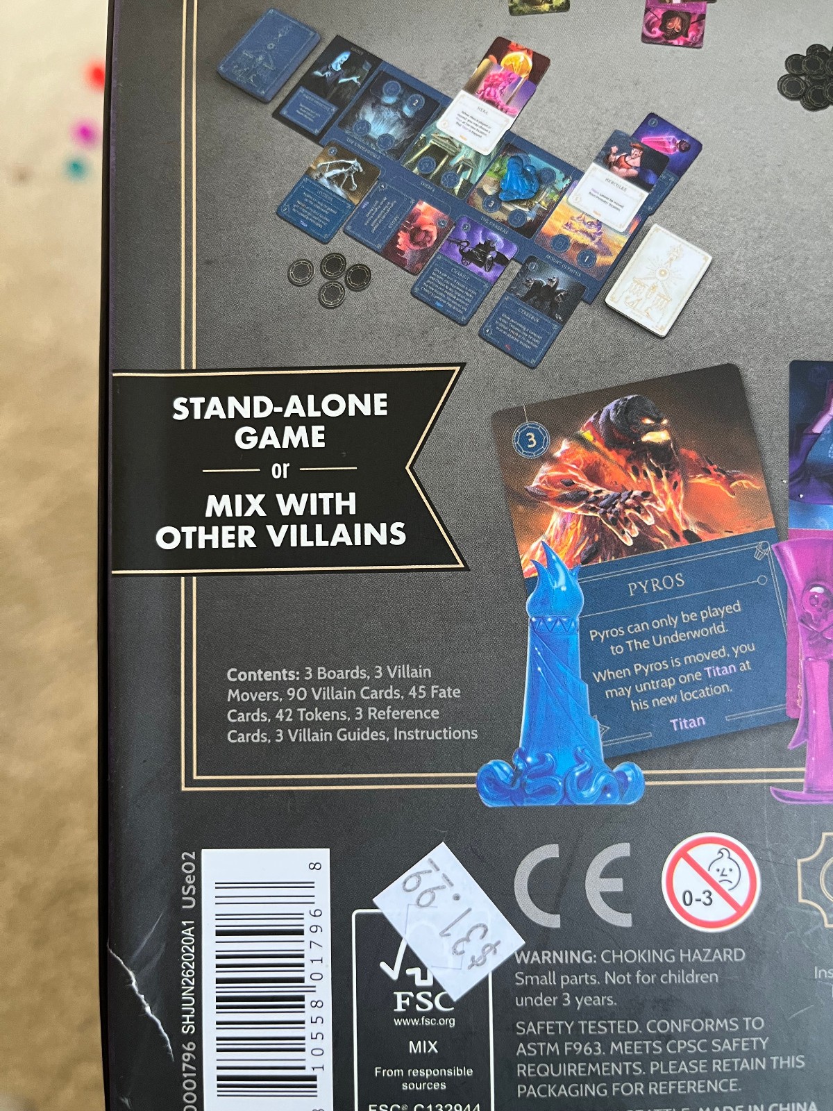 Disney Villainous Wicked to The Core Game Open Box Complete