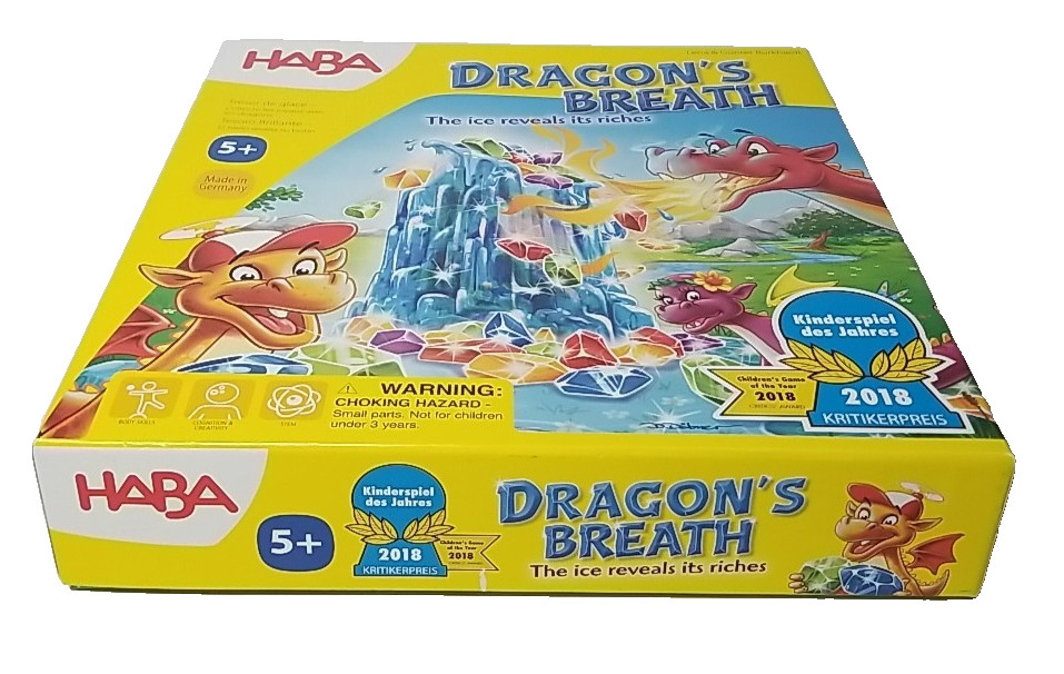 Complete – DRAGON’S BREATH Game by HABA 2-4 Players, Ages 5+