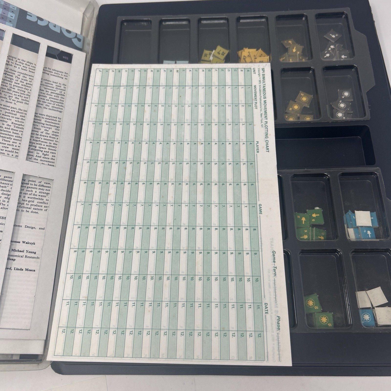 Star Force Alpha Centauri SPI 1974 Punched Copy With Tray