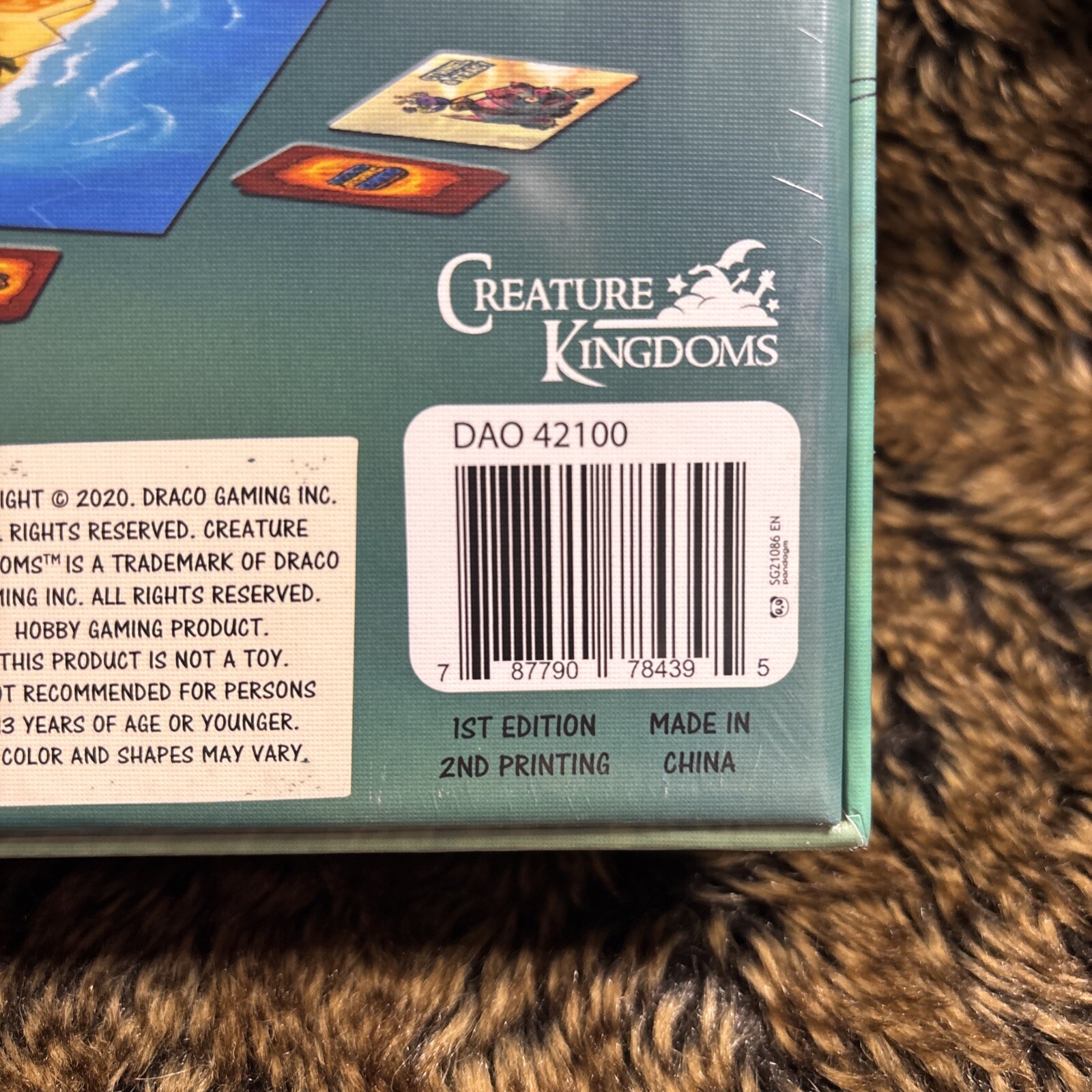 Dodos Riding Dinos Base Game Kickstarter by Draco Games SEALED 1st Edition