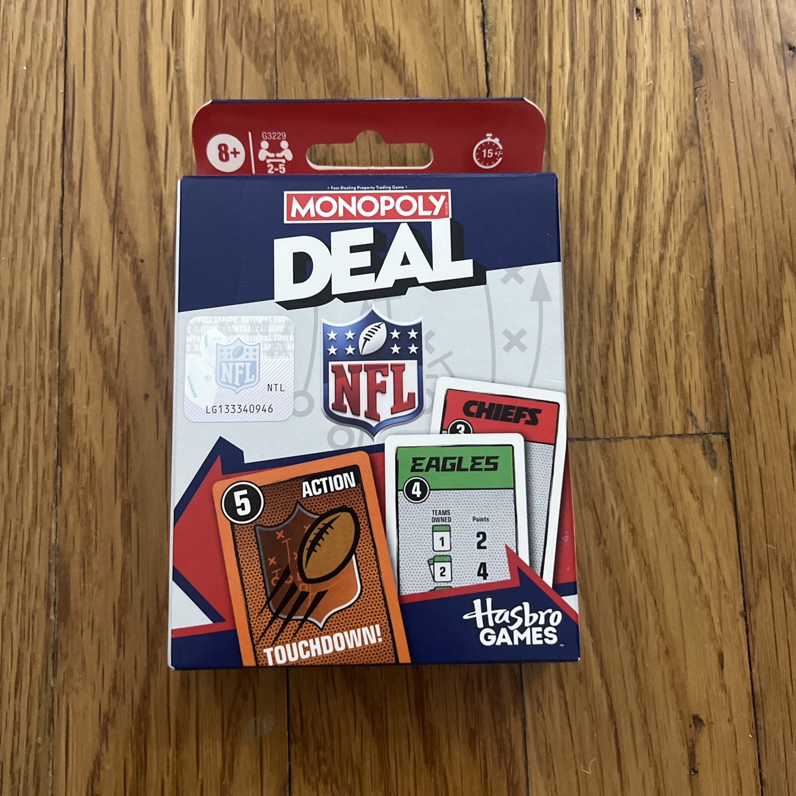 Monopoly Deal NFL Edition Game | Officially Licensed NFL Card Game for Families