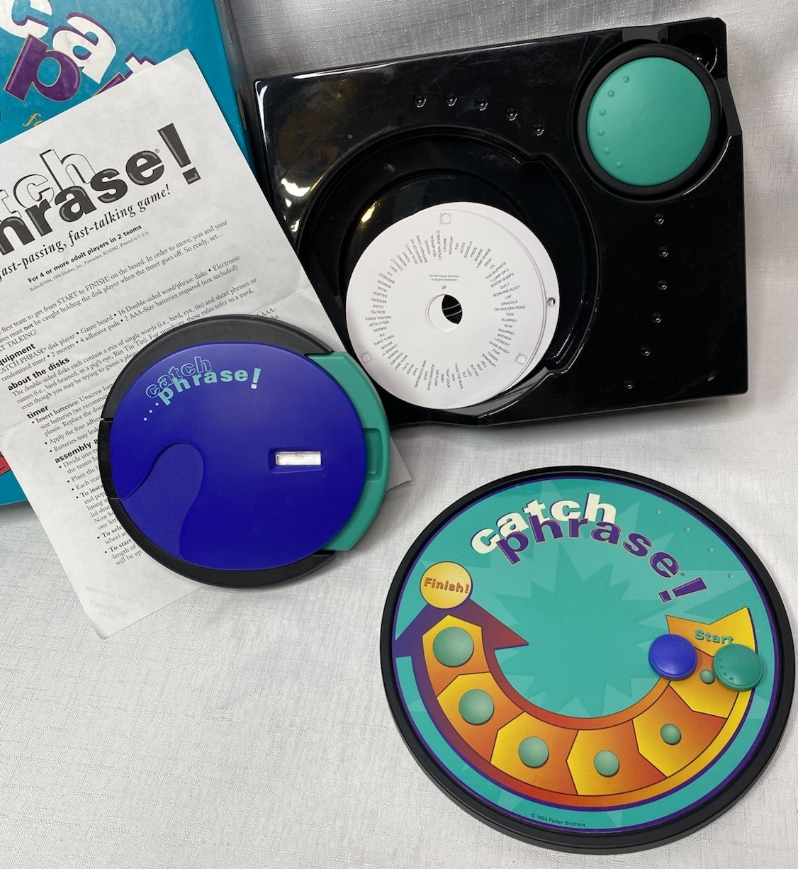 Catch Phrase! Parker Brothers 1994 Family Friendly FUN Board Game Complete VGC