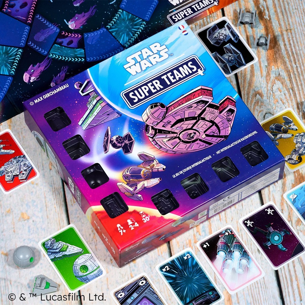 Star Wars Super Teams Board Game Zygomatic ZYGSWST0101ML Family Racing Rebels