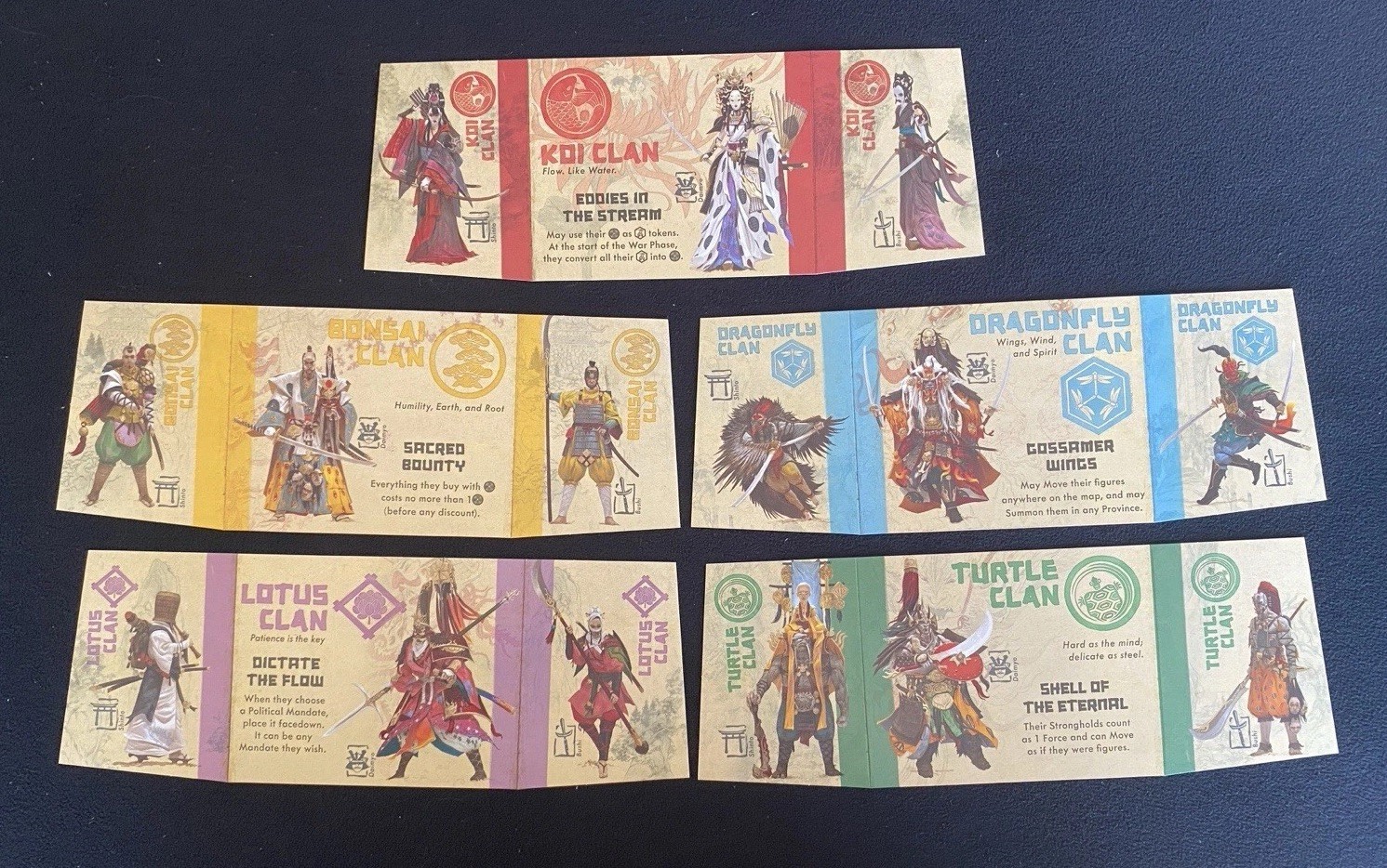 RISING SUN Board Game 2019 Feudal Japan War Strategy CMON Guillotine Games