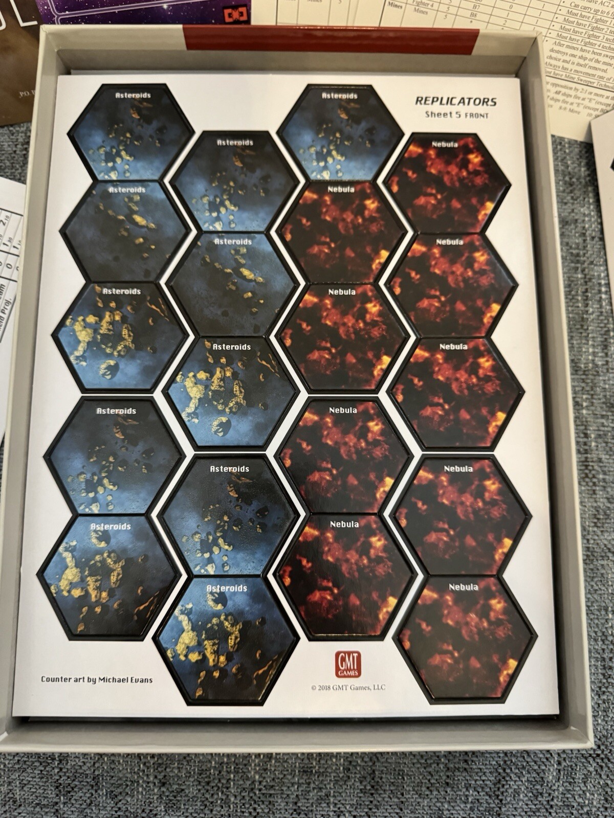 Space Empires: Replicators (open, unpunched) GMT Games GMT1717