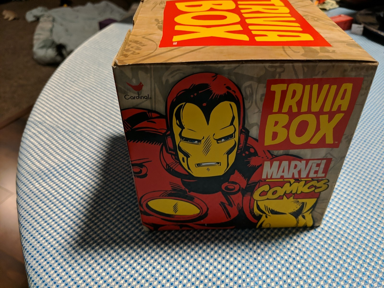 MARVEL Comics Trivia Box Game Cardinal Avengers Spider Man Captain America Thor
