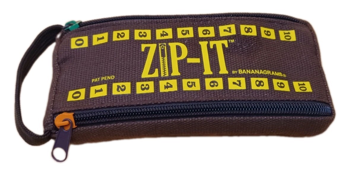 Zip-It by Bananagrams 20 Second Crossword Race Game Compact- Dice Still Unopened
