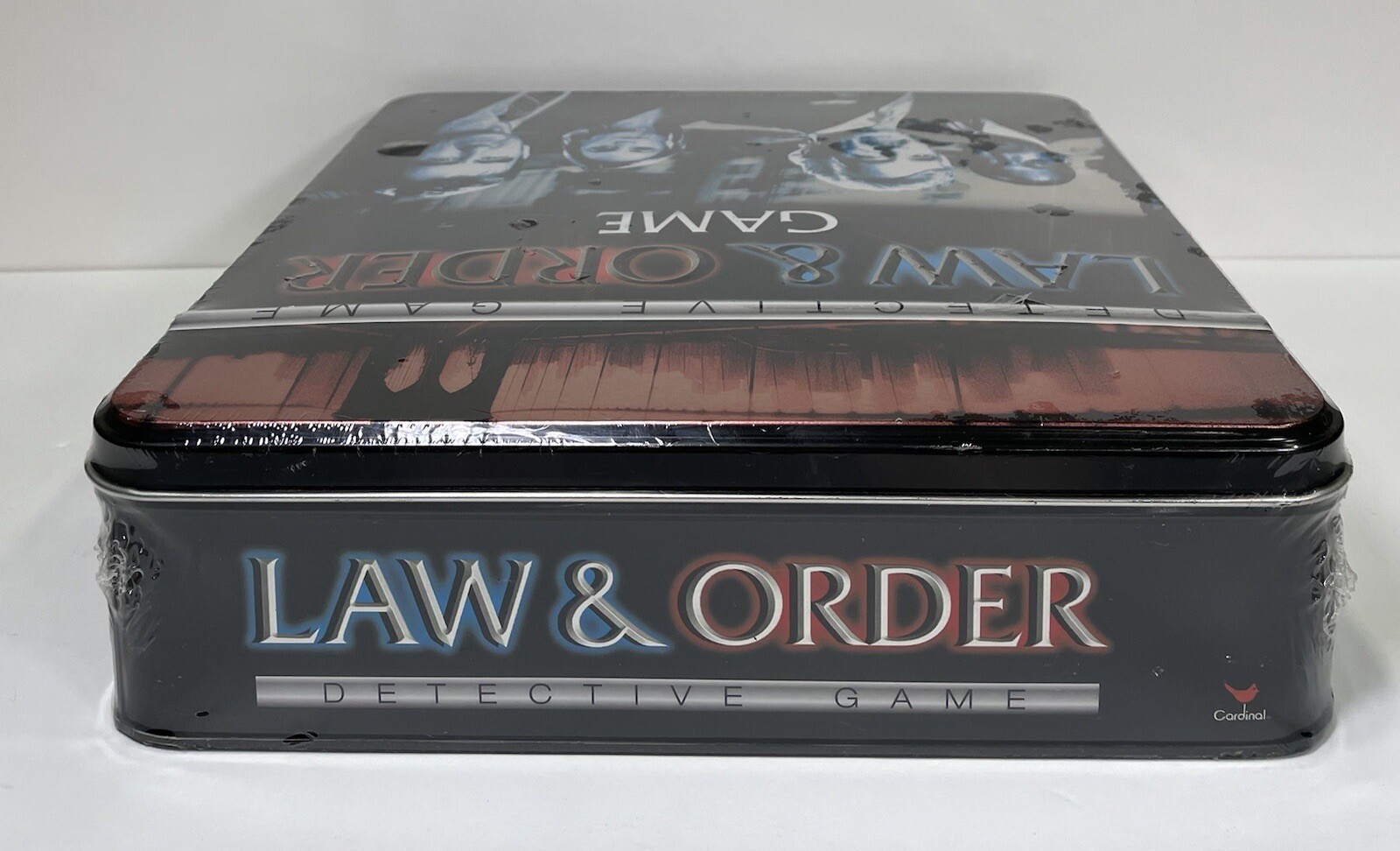 Law and & Order Detective Board Game Tin Case CARDINAL Brand New Factory Sealed
