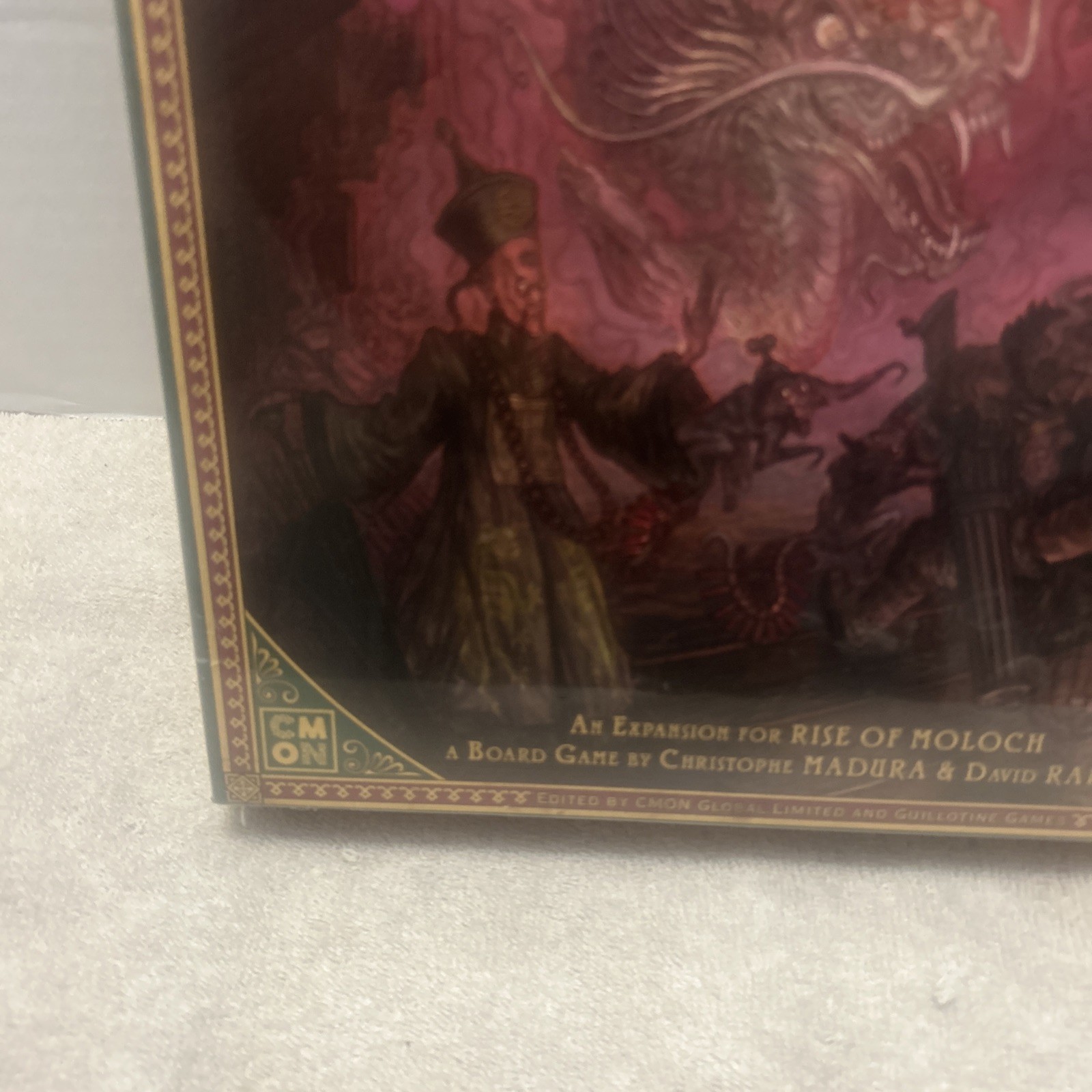 CMON World of Smog Rise of Moloch The Dragon Board Game Expansion SMG002 Sealed
