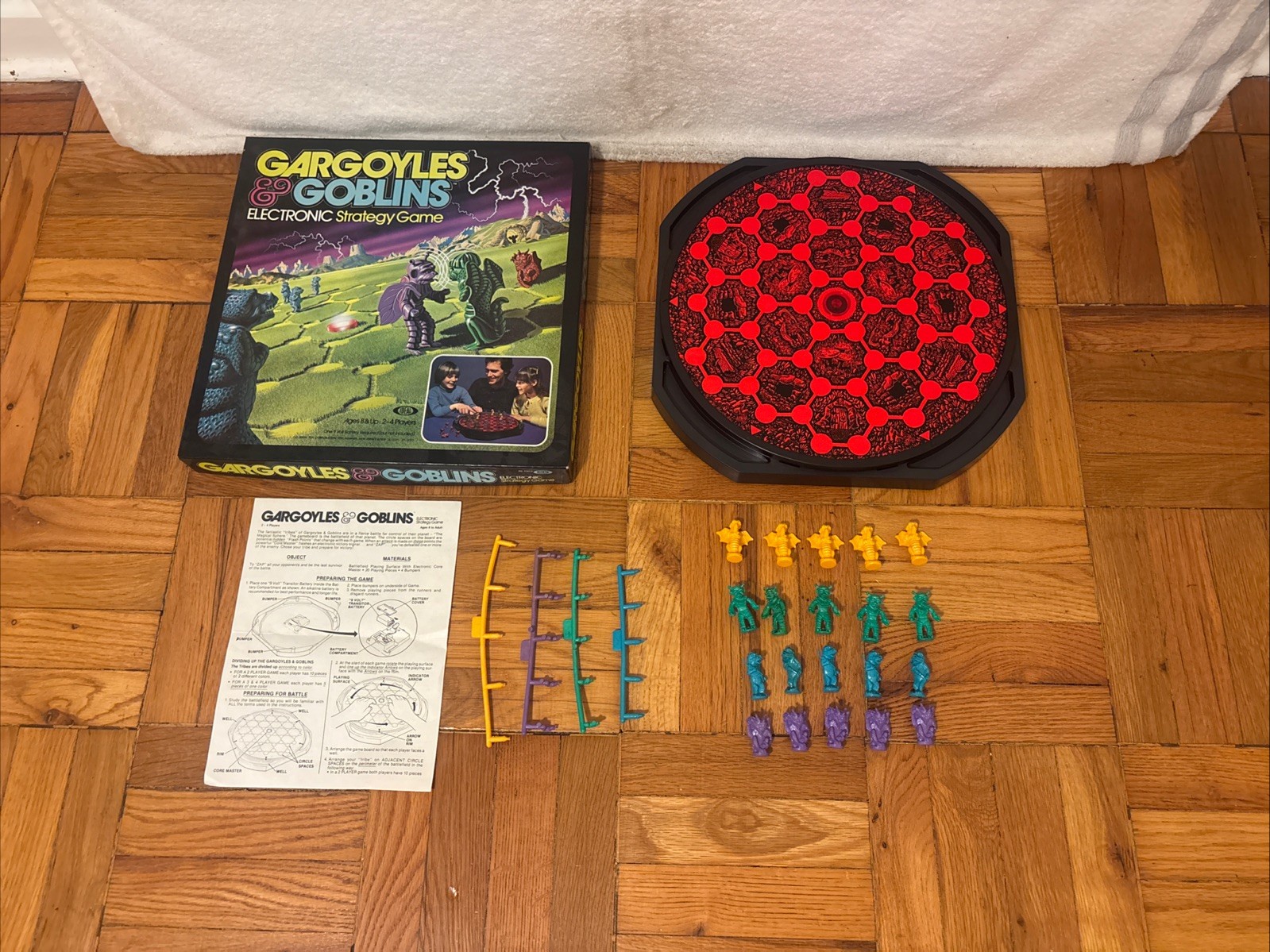 VTG Board Game Gargoyles & Goblins Electronic Strategy Ideal COMPLETE UNTESTED