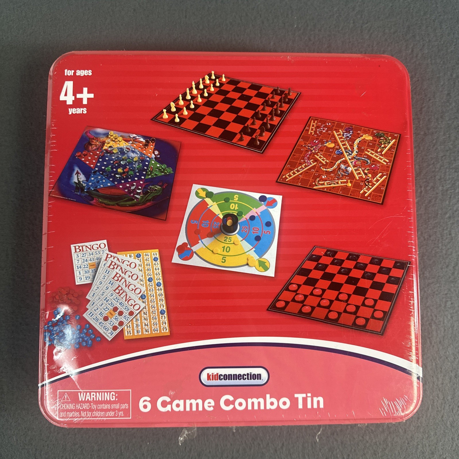 KID CONNECTION – 6 Game Combo Tin – Item #912X – New/Sealed