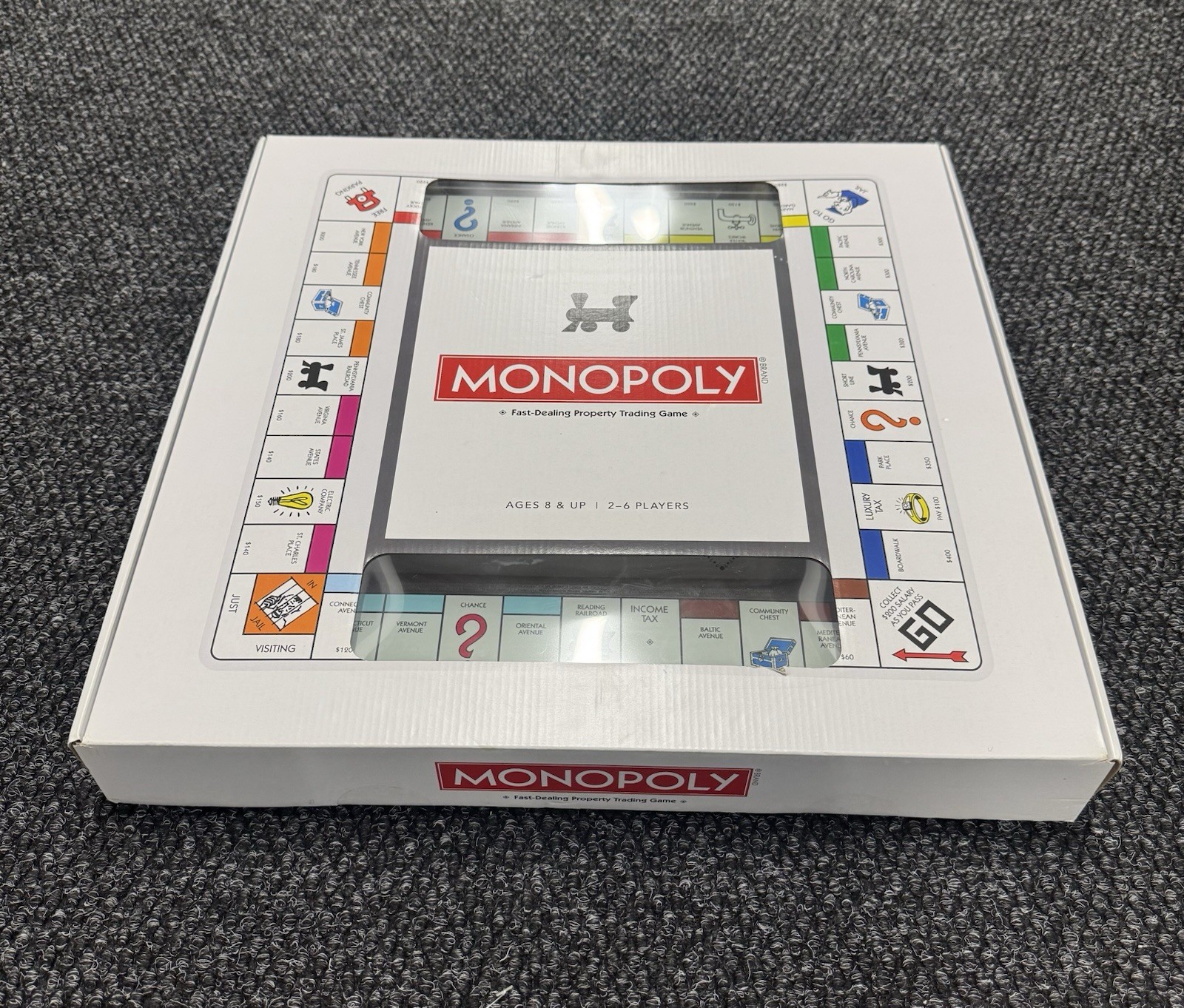 Monopoly Deluxe Tempered Glass Edition Gameboard by WS Game Company Hasbro