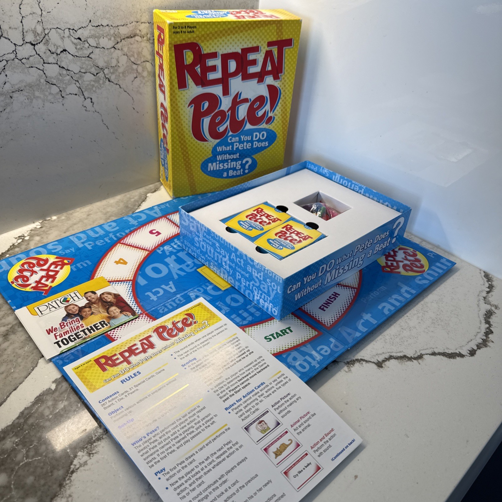 Repeat Pete ! Patch Products Interactive Family Board Game