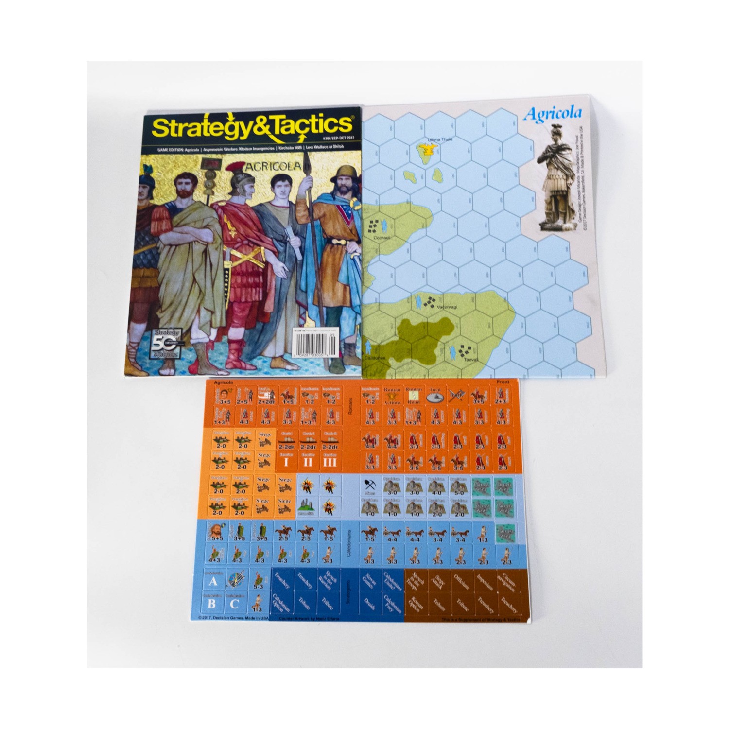 Decision Games Strategy & Tactics #306 w/Agricola Mag EX
