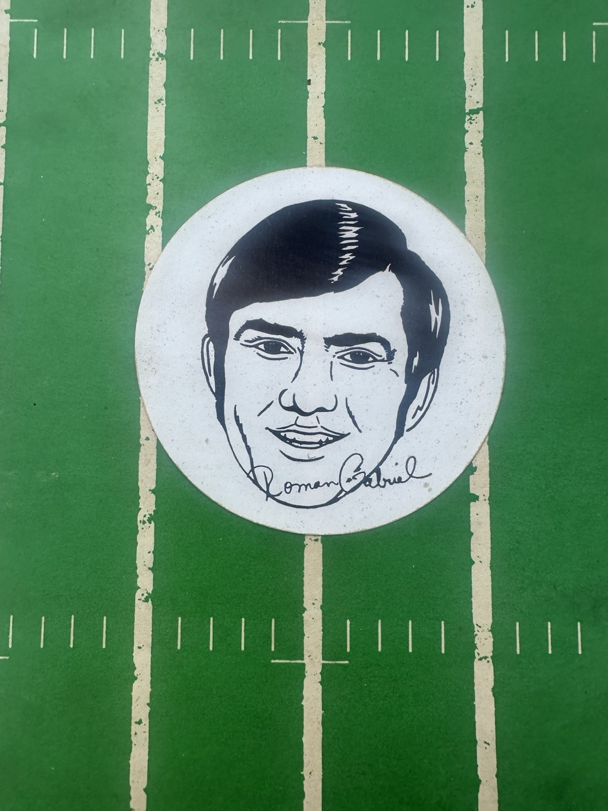 1970 Gotham Roman Gabriel RARE Electronic Football W/ Box LA Rams NFL Pics READ