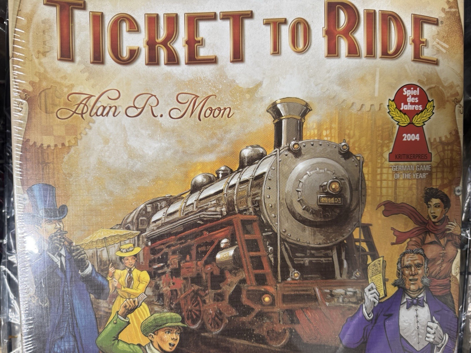 Days of Wonder Ticket To Ride 2004 Alan R Moon German Board Game NEW SEALED BOX