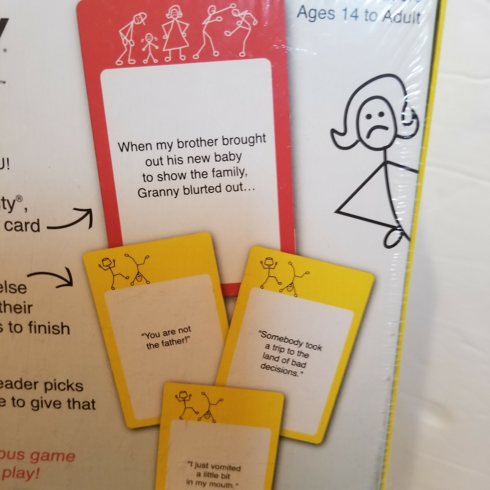 RELATIVE INSANITY Party Game About Crazy Relatives NEW Jeff Foxworthy – Gift