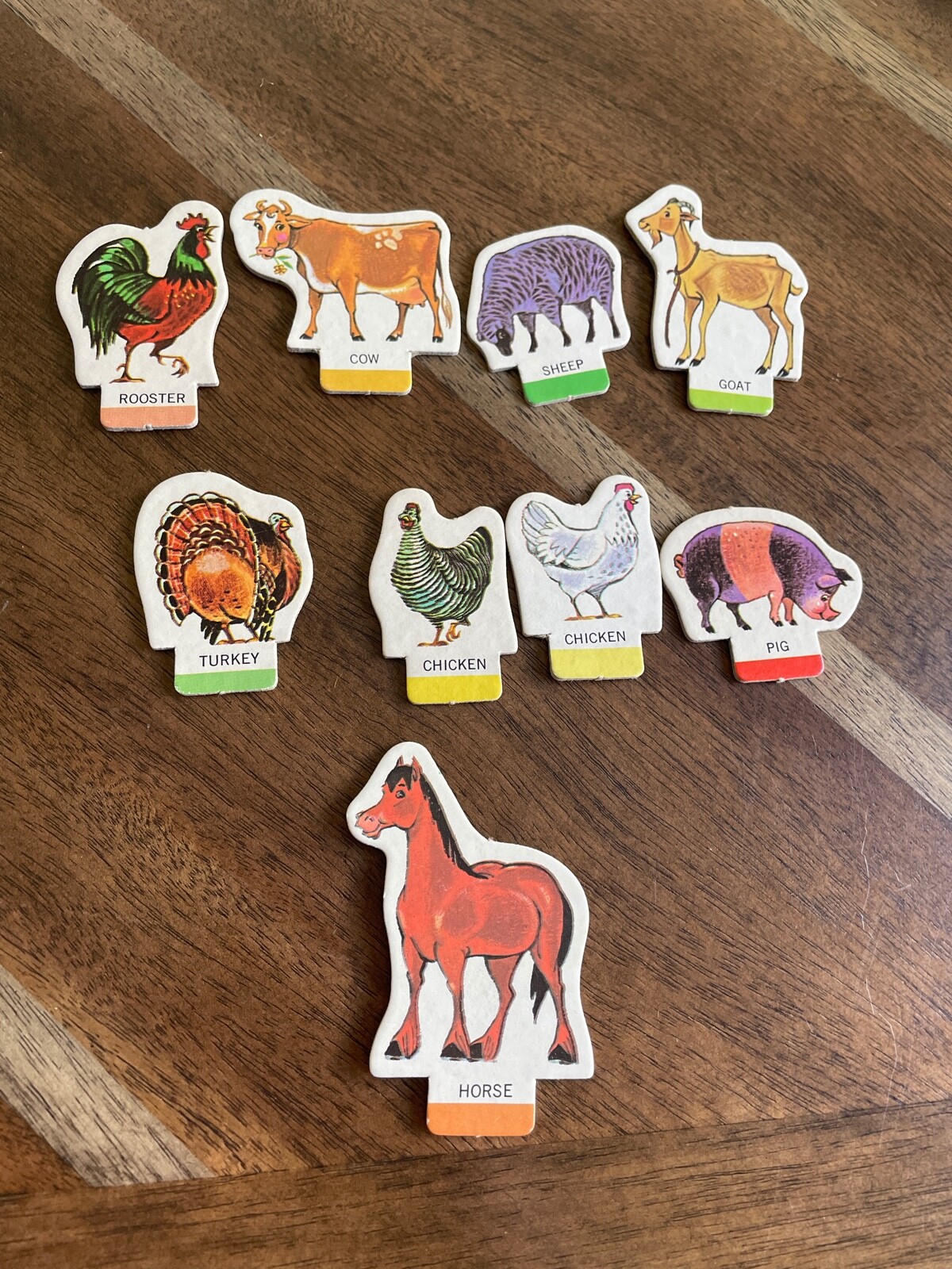 1965 MacDonald’s Farm Game by Selchow & Righter 9 Replacement Animals