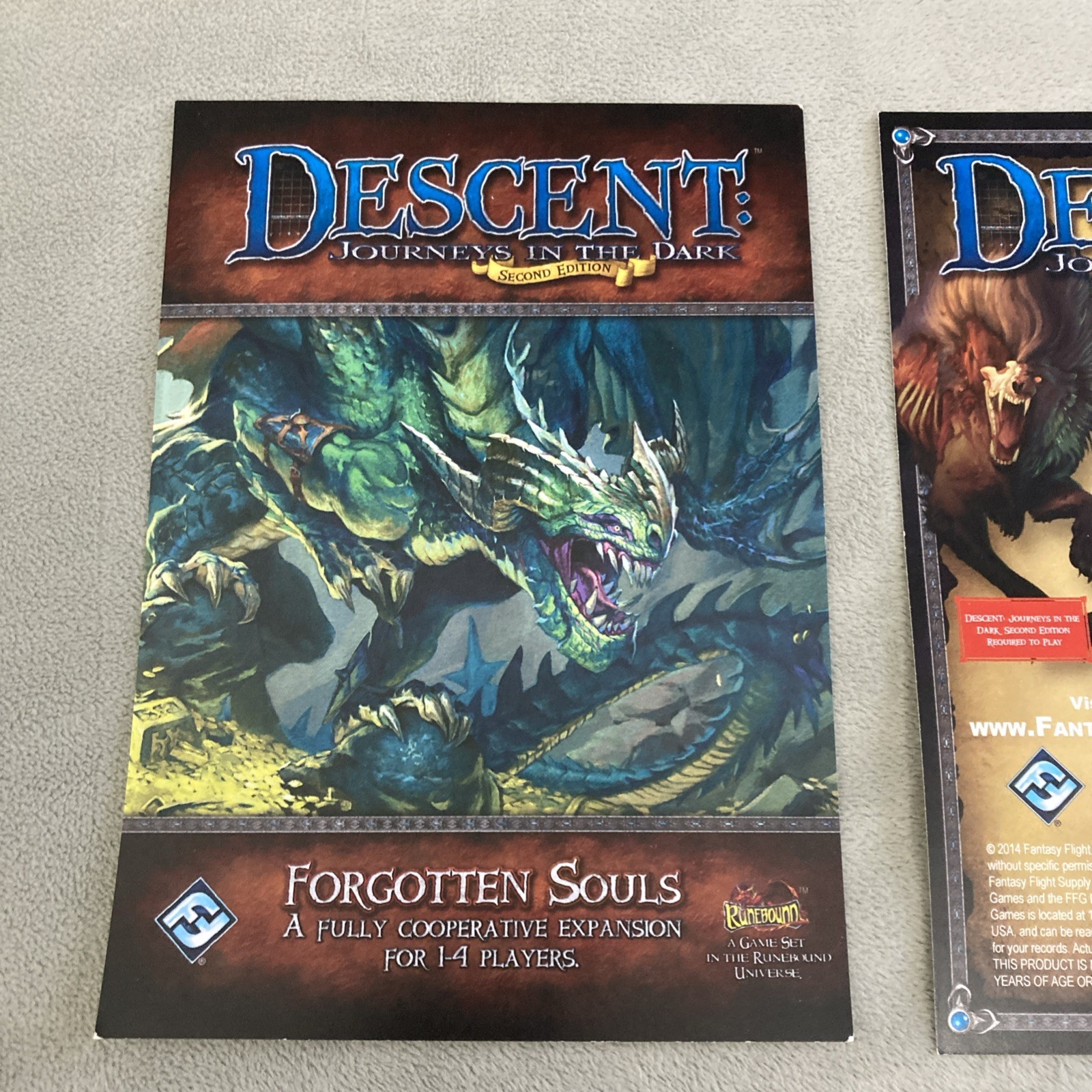 Forgotten Souls (Descent Journeys In The Dark Second Edition Expansion Pack)
