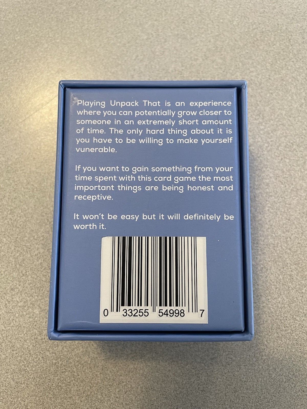 UNPACK THAT: THERAPY IN A BOX Card Deck
