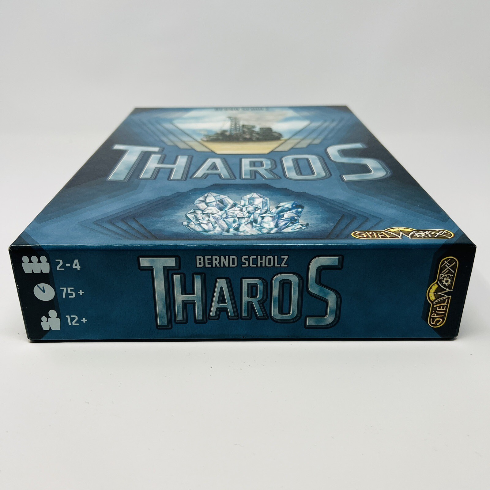 Tharos Board Game Spielworxx Bernd Scholz 2 to 4 Players Dice Bag Complete