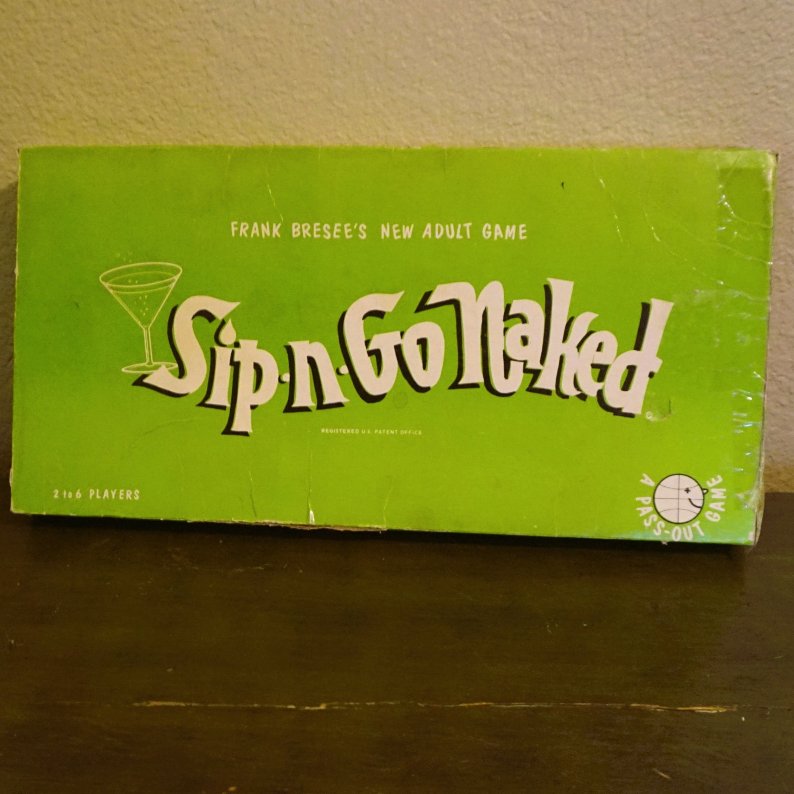 Frank Bresee’s Sip And Go Naked Board Game 1971