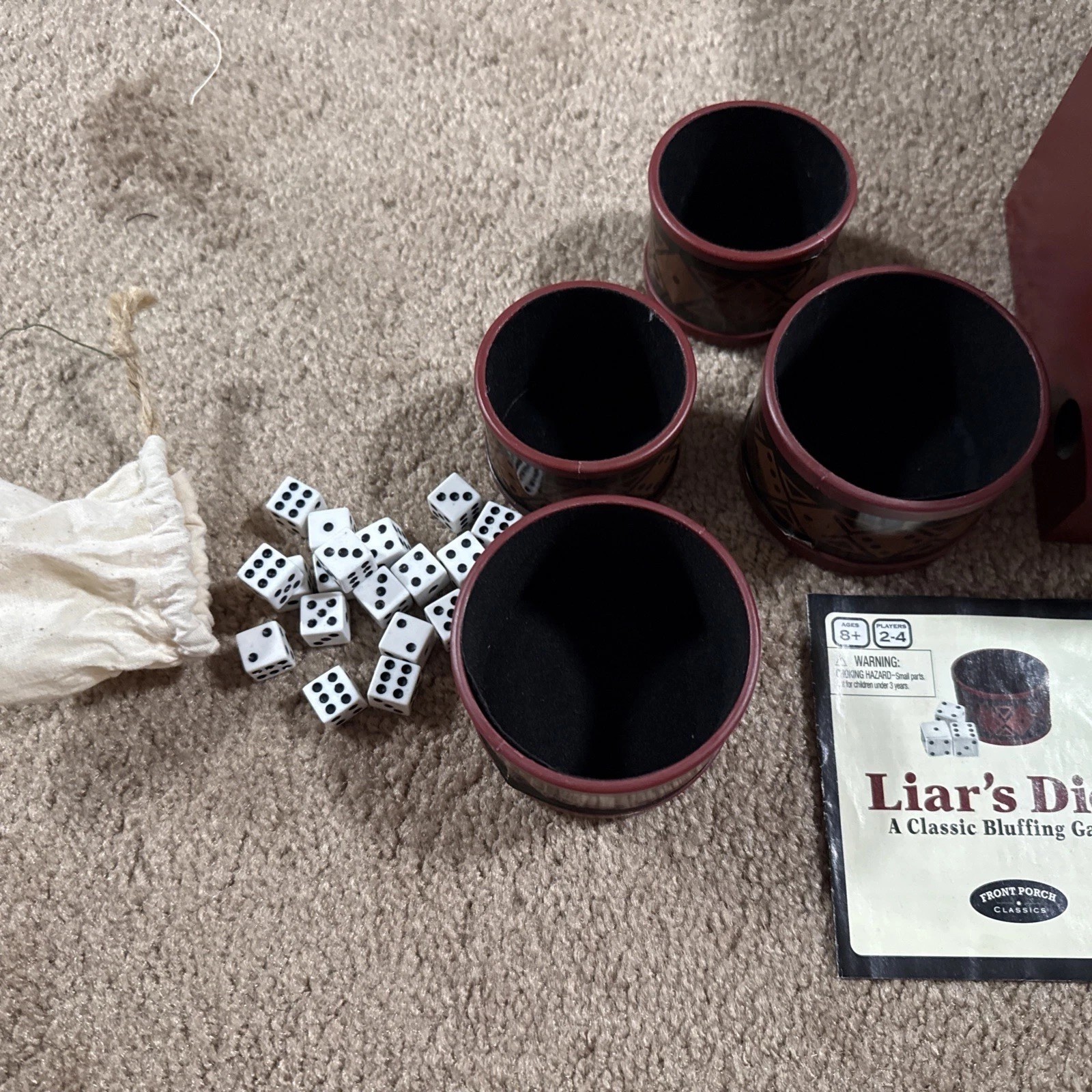 Front Porch Classic Liar’s Dice A Classic Bluffing Game
