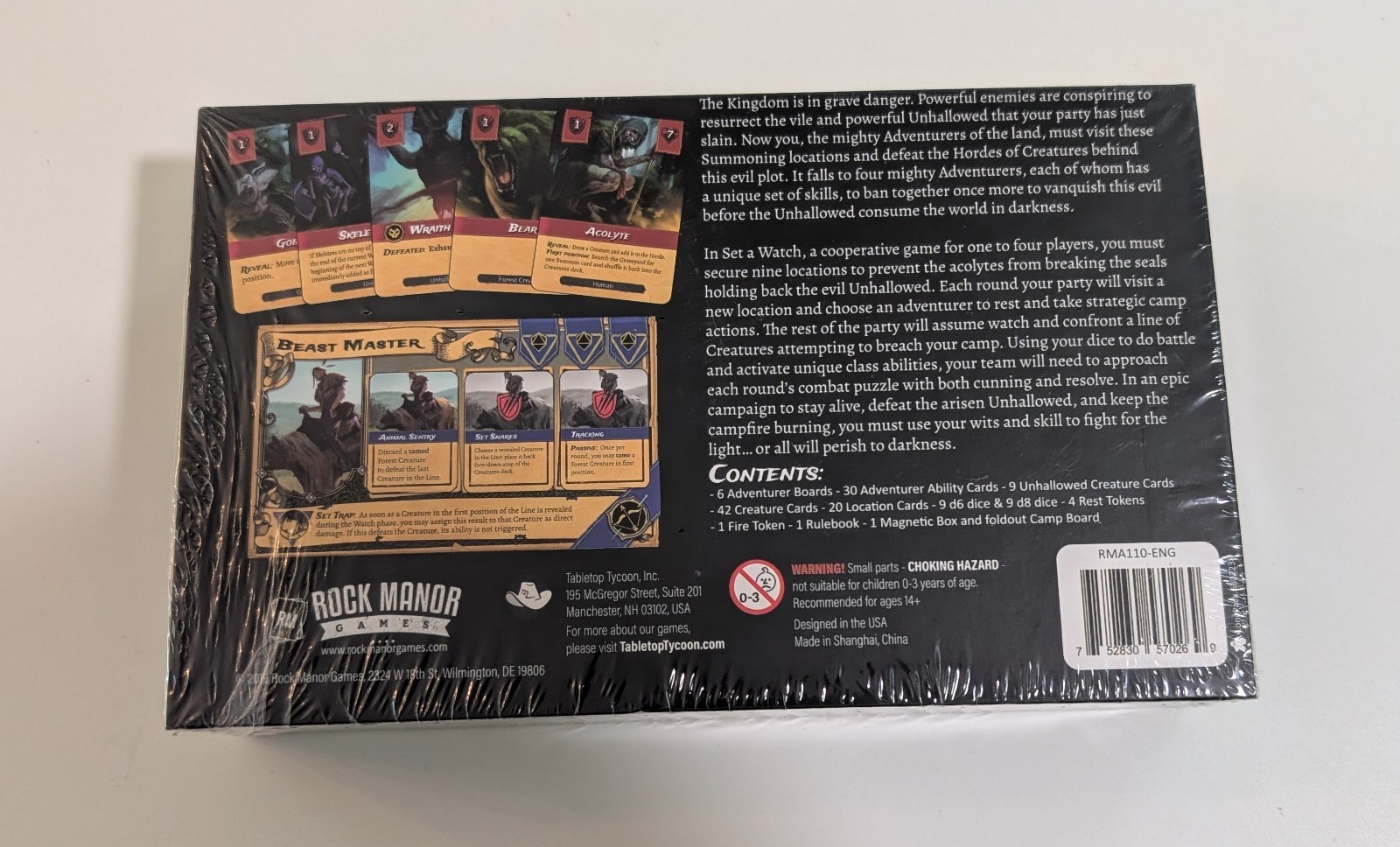 Set a Watch Board Game by Rock Manor Games – See Description