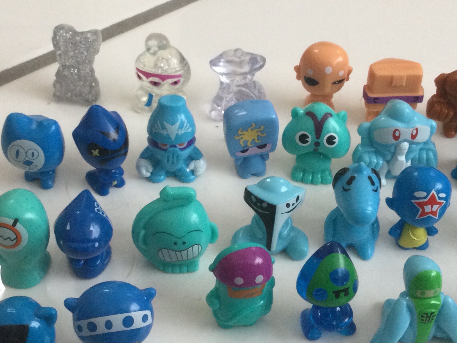 Large Lot of 148 Vintage GoGo’s Crazy Bones Mini Figurines GoGos