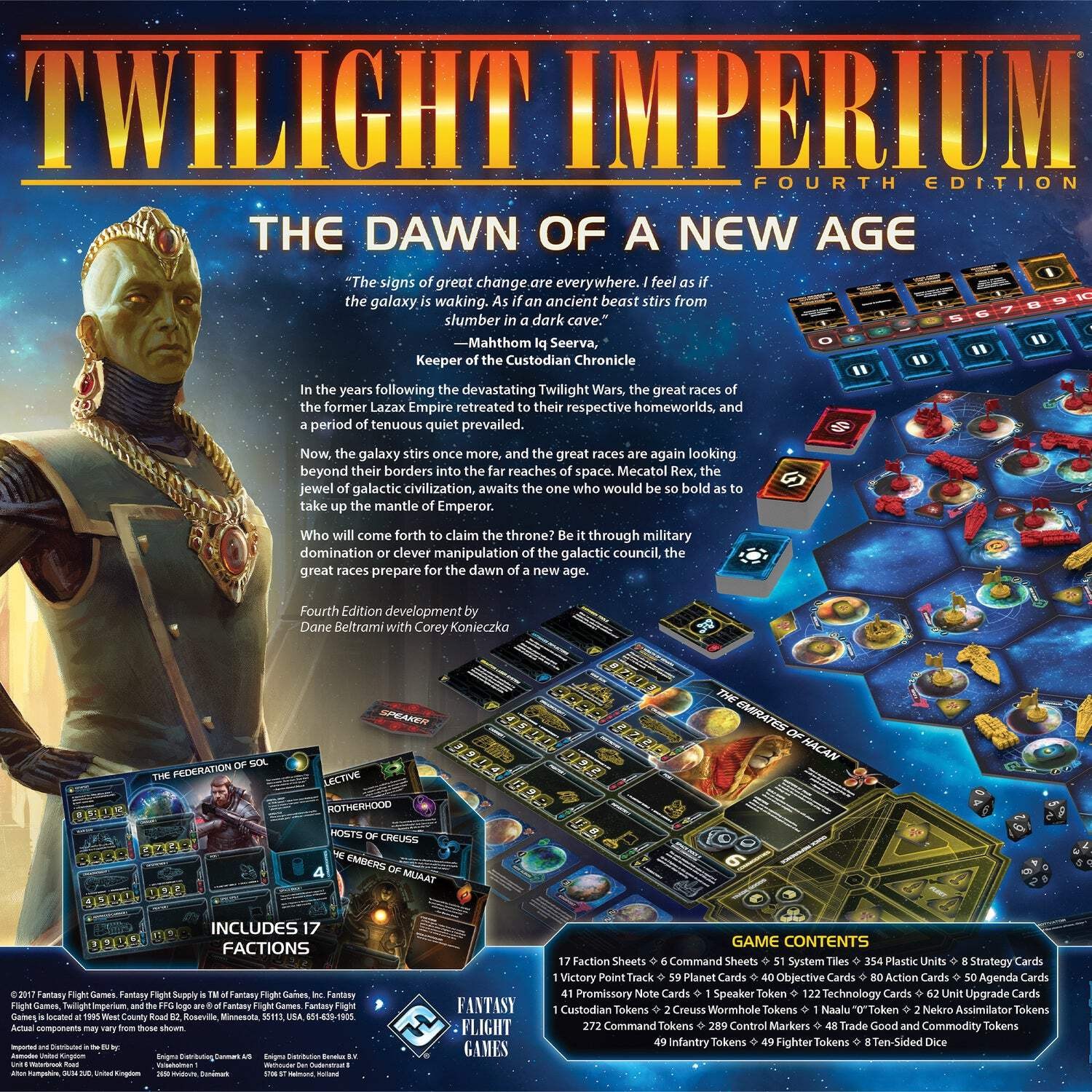Twilight Imperium – 4th Edition – An Intergalactic Empire Game – Fantasy Flight