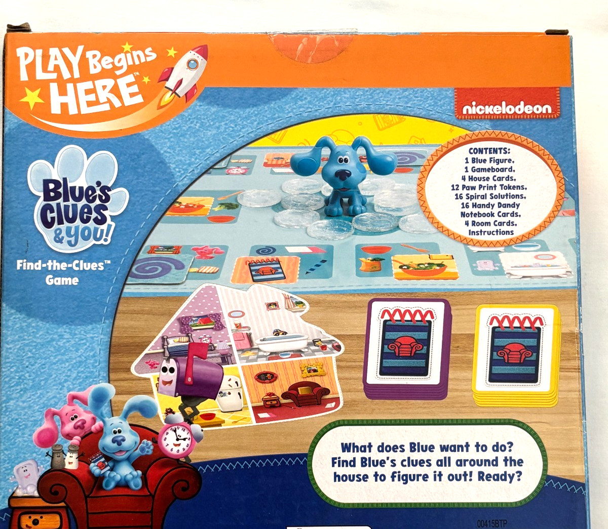 Blue’s Clues & You Find the Clues Game Ages 3 and Up 2-4 Players by Spin Master
