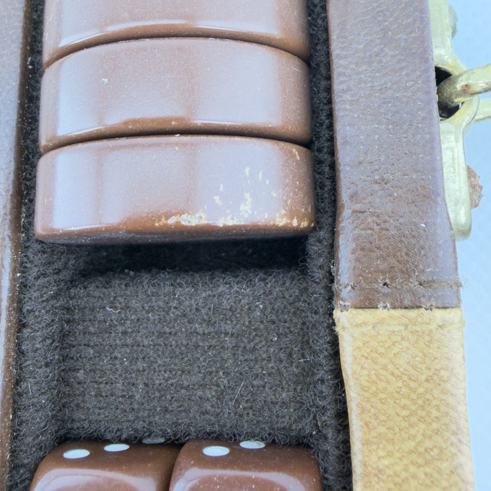 VTG 1970s Backgammon Fred Roberts SF Case Set Vintage Made In USA San Francisco