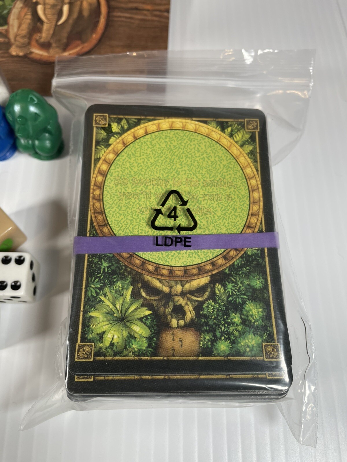 Jumanji the Game Real Wooden Box Edition Board Game Complete
