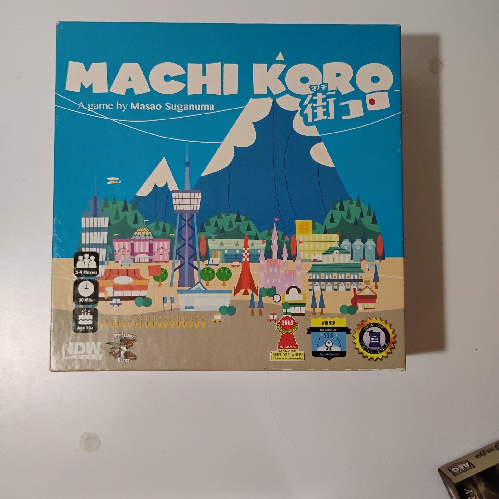 Machi Koro Game IDW Game, 2-4 players, 10+, 30 minutes, Used & Complete