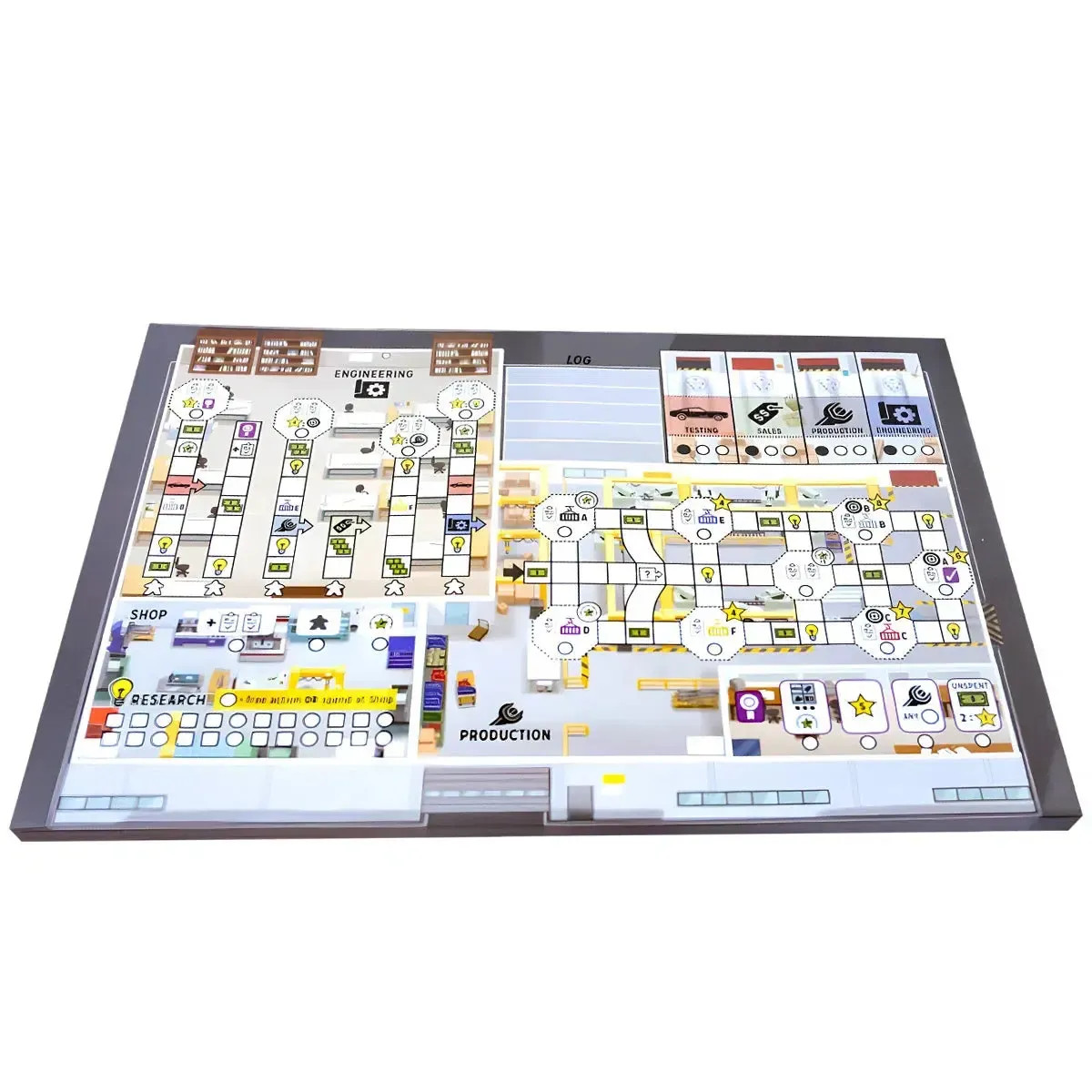 Motor City – Dice-Based Racing Board Game for Family, and Adults (1-5 Players, A