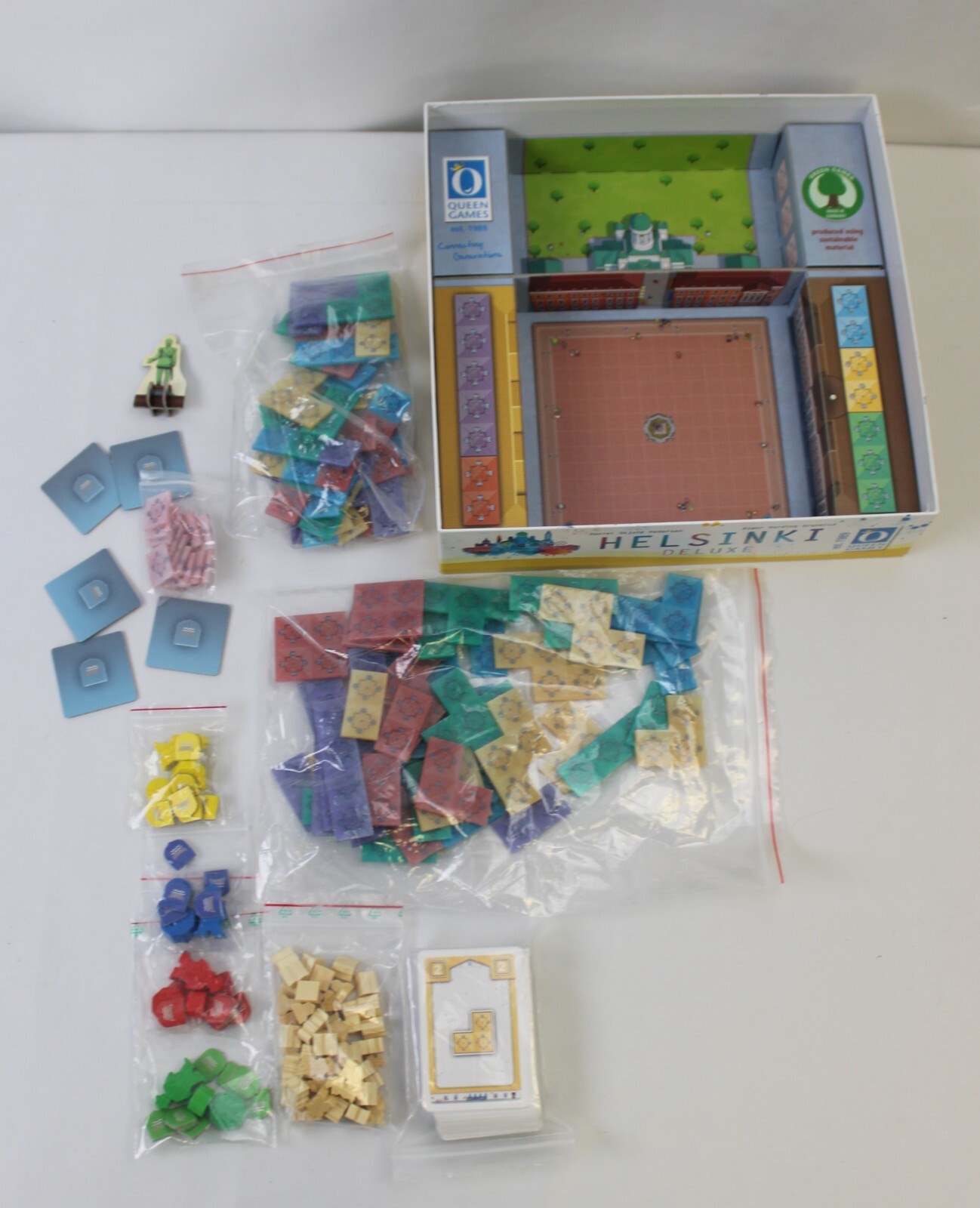 Helsinki Deluxe Game 2022 Queen Games Complete in Box