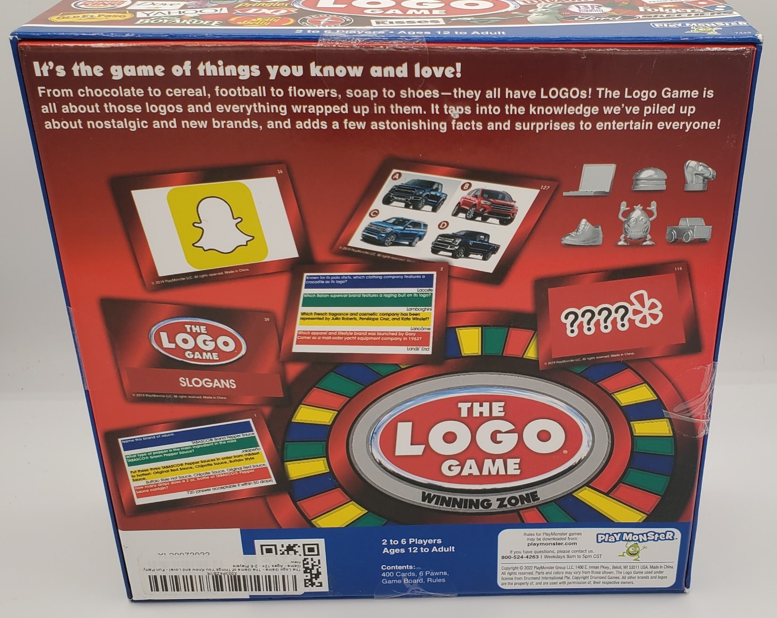 **NEW & SEALED** The Logo Board Game ☆ 2 to 6 Players ☆ Ages: 12 to Adult